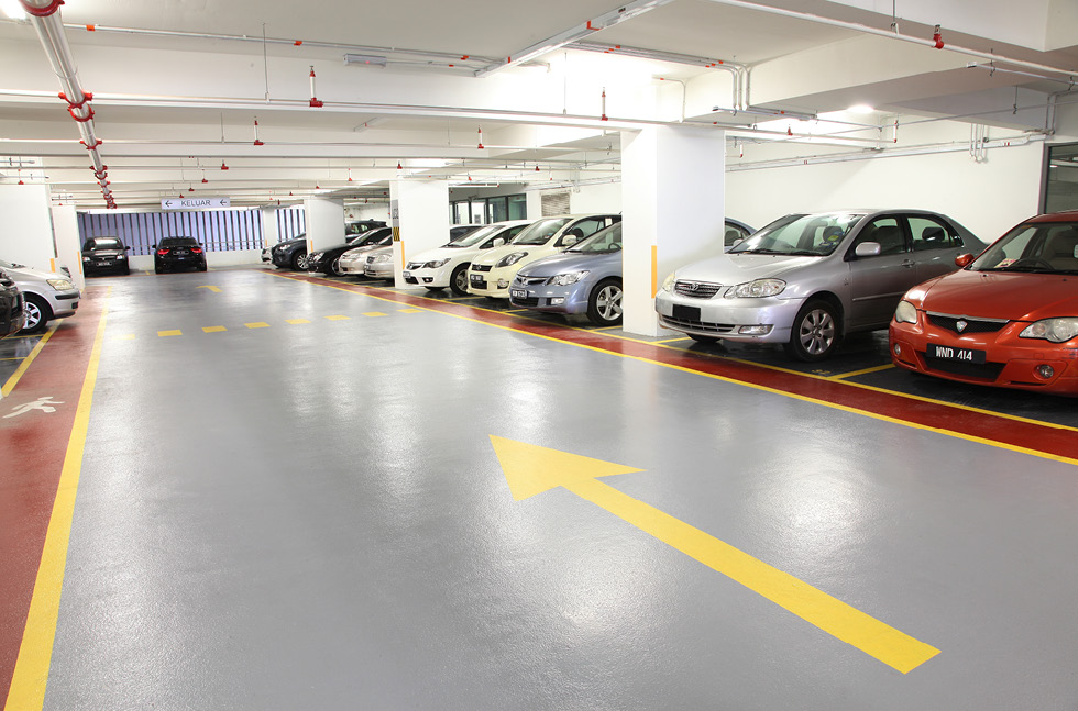 Aloft KL Sentral: Durable decorative flooring in a flagship transit-hub hotel.